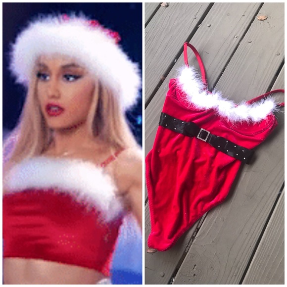 thank u next santa outfit